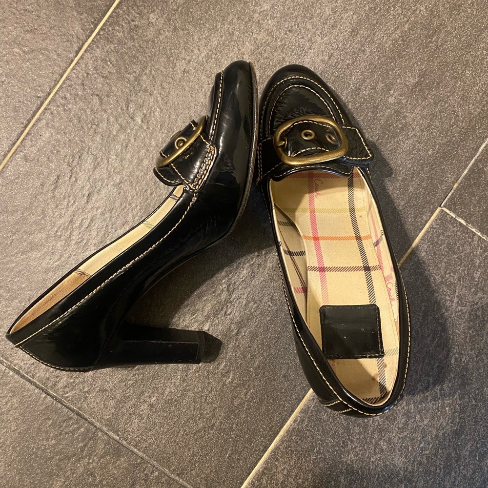 Coach | Black Patent Leather Heel